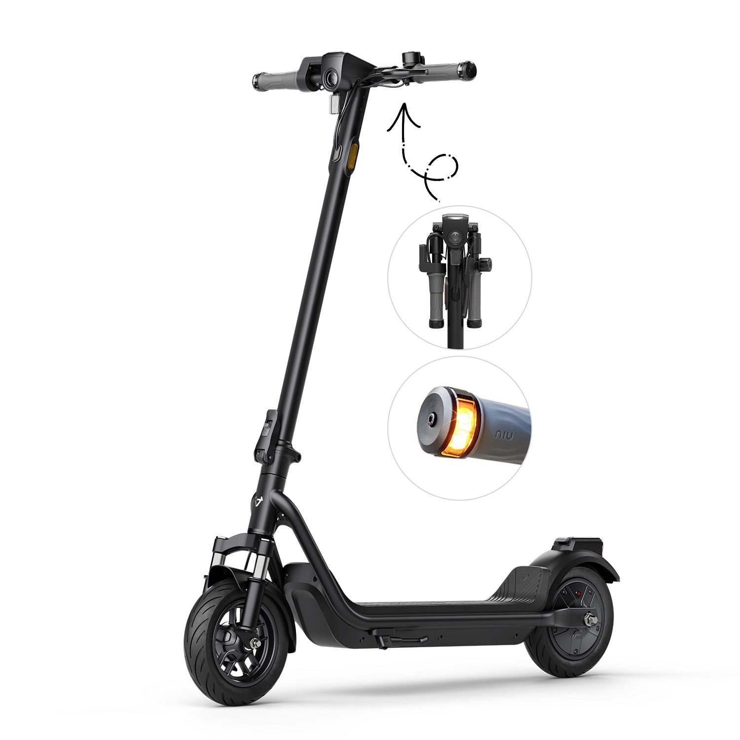 NIU KQi 100P Electric Kick Scooter+ KQi 100F