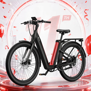 NIU BQi-C3 Pro Ebike Matte Black Speed 28mph | Range 90 miles
