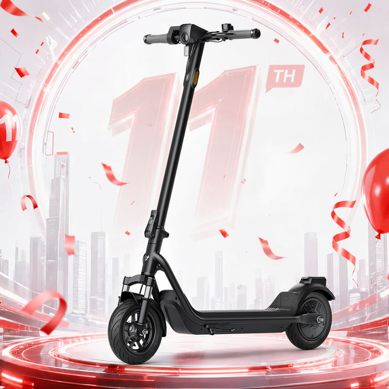 NIU KQi 100F Foldable Handlebar Electric Scooter 17.4 mph | Range 18 miles