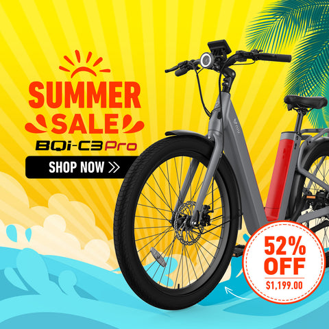 NIU BQi-C3 Pro Ebike Matte Black Speed 28mph | Range 90 miles