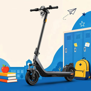 NIU KQi 200F Foldable Handlebar Electric Scooter 20mph | Range 33.6 miles