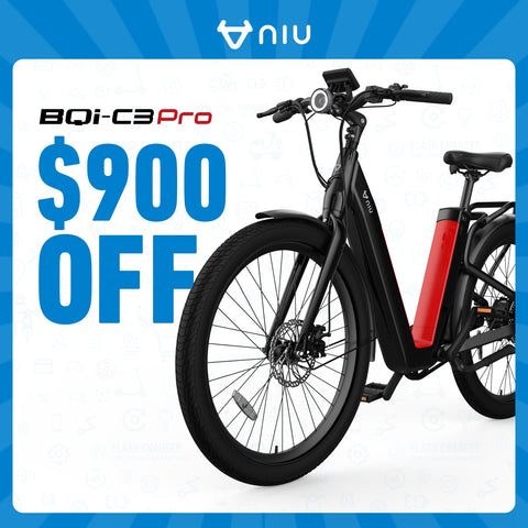 NIU BQi-C3 Pro Bike Glossy Gray