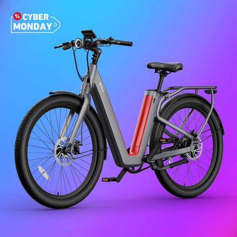 NIU BQi-C3 Pro Ebike Glossy Gray Speed 28mph | Range 90 miles