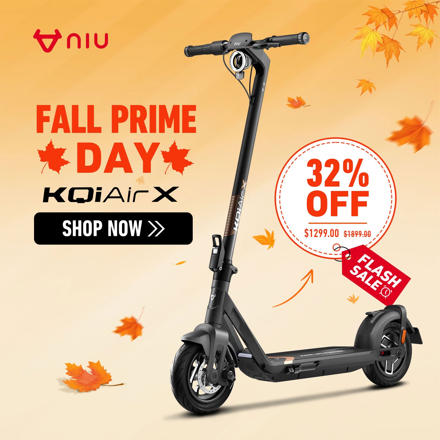 NIU KQi Air X Lightest Electric Scooter 20mph | Range 31 miles
