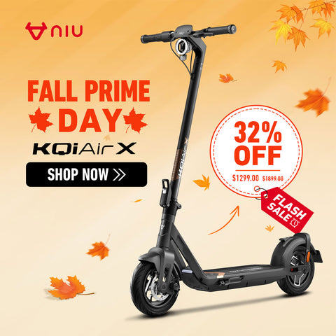 NIU KQi Air X Lightest Electric Scooter 20mph | Range 31 miles