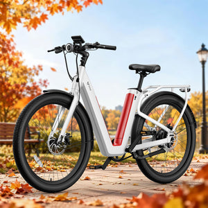 NIU BQi-C3 Pro Ebike White Speed 20mph | Range 90 miles