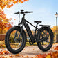 BQi Fat Tire 300 Off-Road Ebike (Step-over) Black Speed 20mph | 50 miles