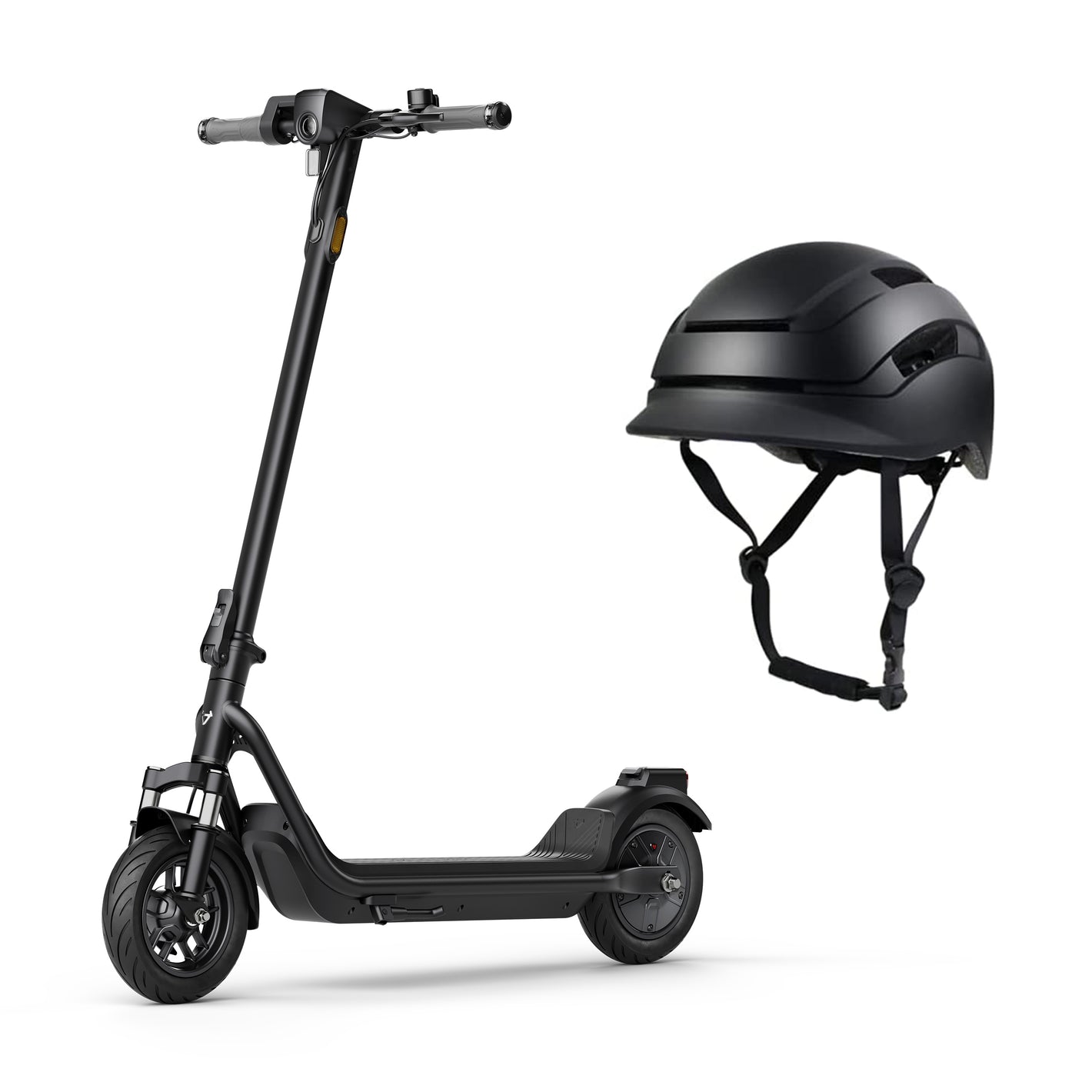 NIU KQi 100F Electric Scooter & NIU Helmet Bundle