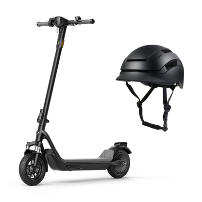 NIU KQi 100F Electric Scooter & NIU Helmet Bundle