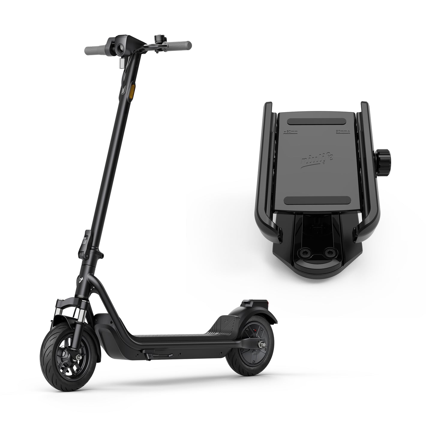 NIU KQi 100P Electric Scooter & Phone Holder Bundle