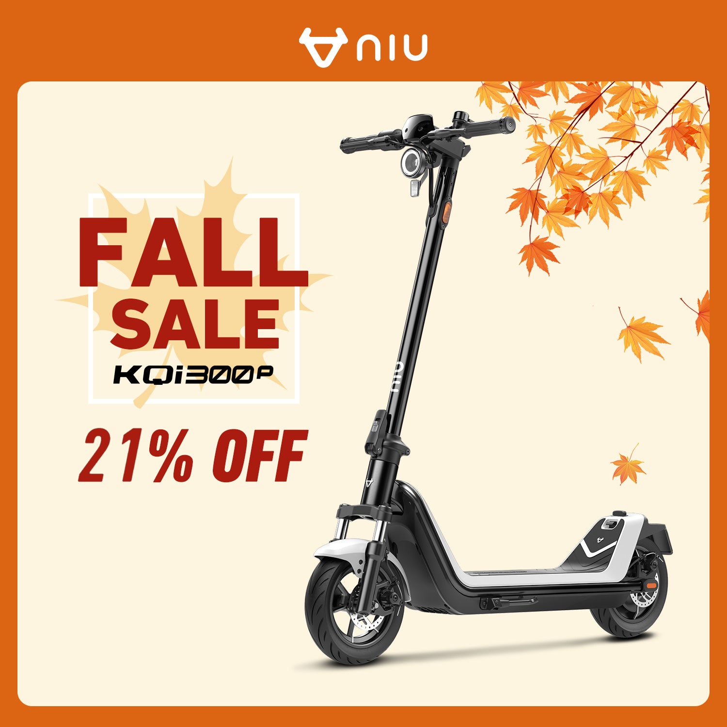 NIU KQi 300P All-Terrain Suspension Electric Scooter