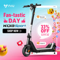 NIU KQi3 Sport Electric Scooter 17.4mph | Range  24.9 miles