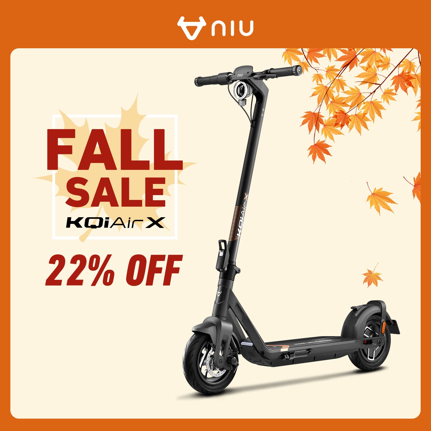 NIU KQi Air X Lightest Electric Scooter