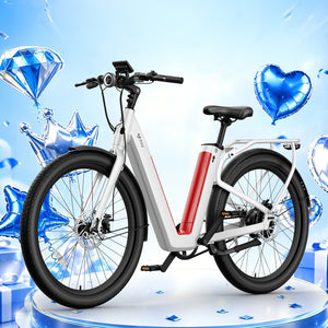 NIU BQi-C3 Pro Ebike White Speed 28mph | Range 90 miles