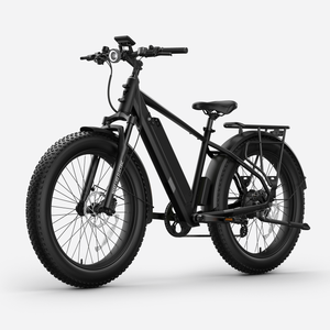 BQi Fat Tire 300 Off-Road Ebike (Step-over) Black Speed 28mph | 50 miles