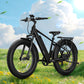 BQi Fat Tire 300 Off-Road Ebike (Step-over) Black Speed 28mph | 50 miles