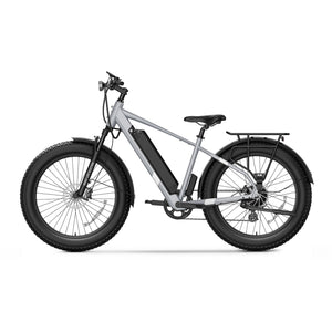 BQi Fat Tire 300 Off-Road Ebike (Step-over) Grey Speed 28mph | 50 miles