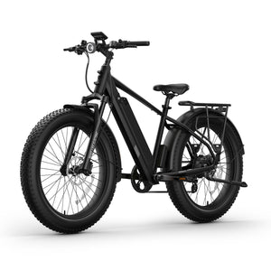 BQi Fat Tire 300 Off-Road Ebike (Step-over) Black Speed 28mph | 50 miles